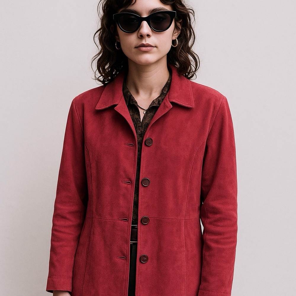 Cherokee Red Trench Coat for Women